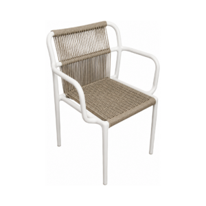 SILLA ROPE BLANCA
