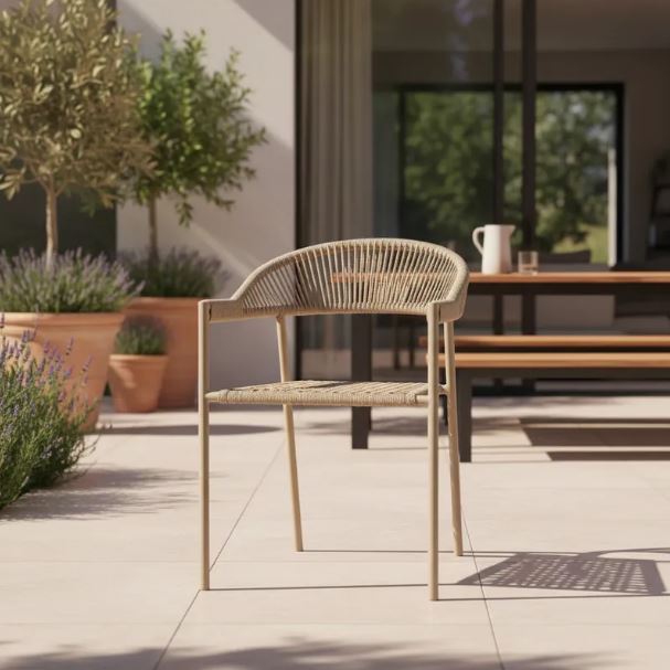 SILLA VIENA NACIONAL COLOR BEIGE - Imagen 2
